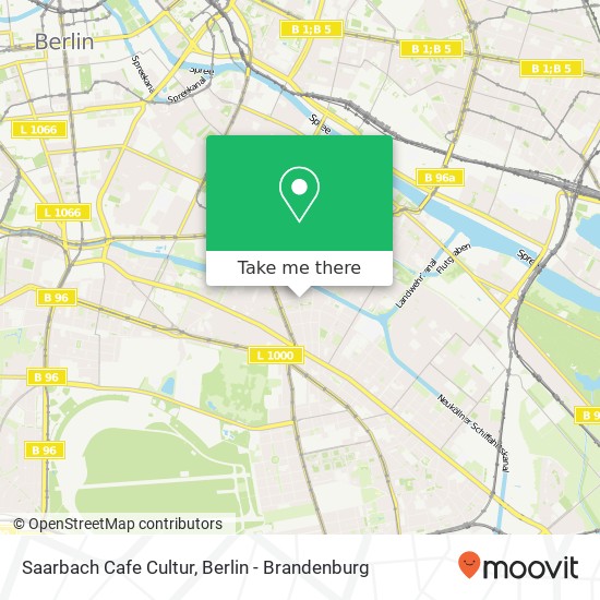 Saarbach Cafe Cultur map
