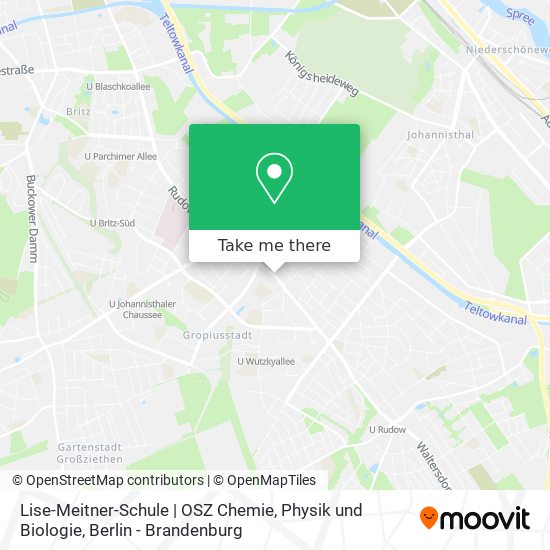 Карта Lise-Meitner-Schule | OSZ Chemie, Physik und Biologie