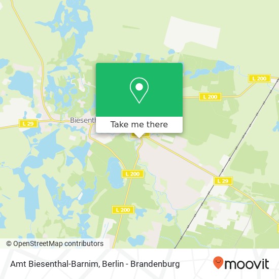 Amt Biesenthal-Barnim map