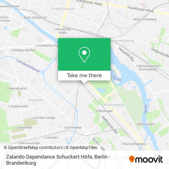 Zalando Dependance Schuckert Höfe map