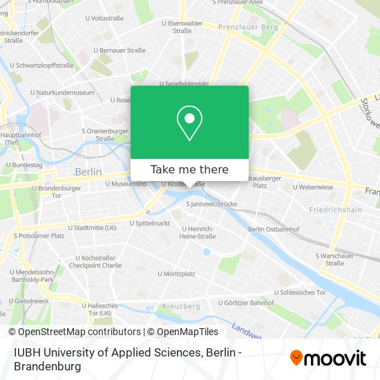 IUBH University of Applied Sciences map