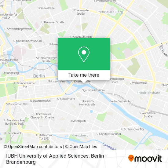 Карта IUBH University of Applied Sciences