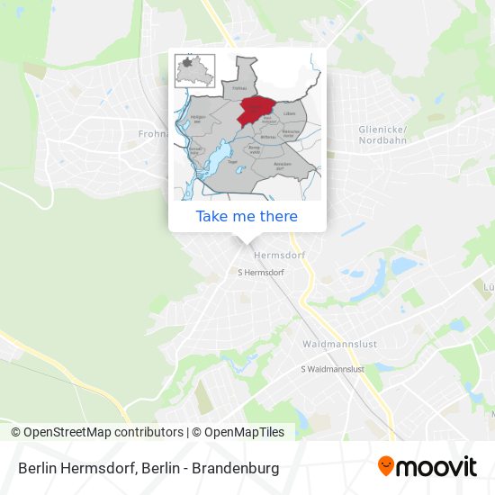 Berlin Hermsdorf map