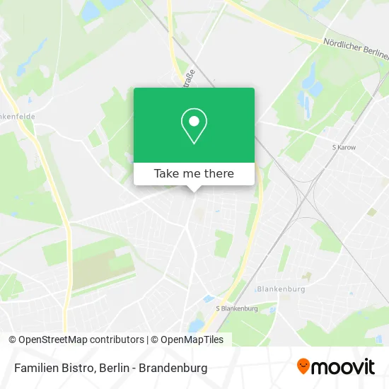 Карта Familien Bistro