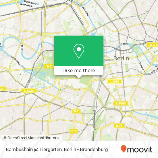 Bambushain @ Tiergarten map