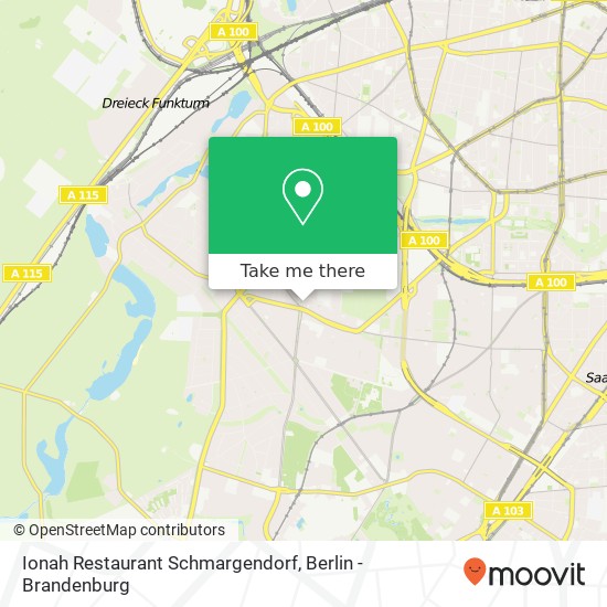 Ionah Restaurant Schmargendorf map