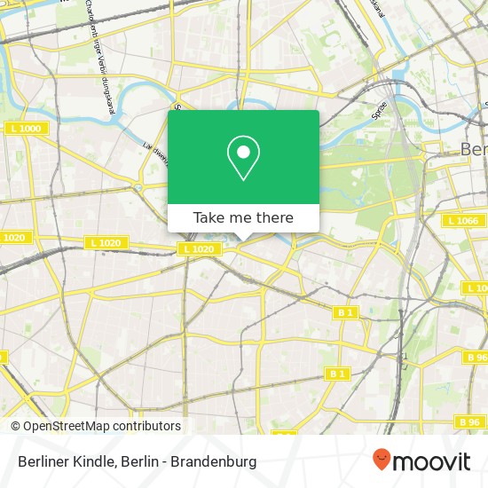 Карта Berliner Kindle