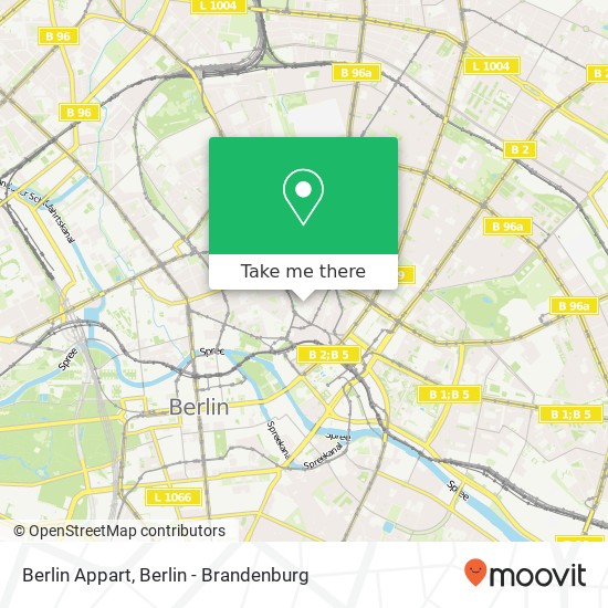 Карта Berlin Appart