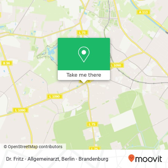 Dr. Fritz - Allgemeinarzt map