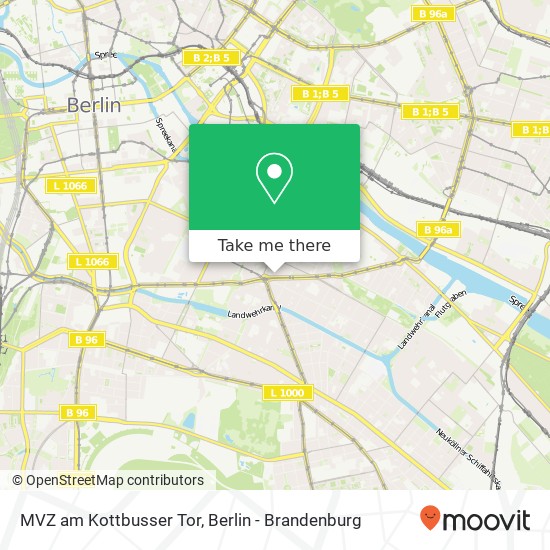 MVZ am Kottbusser Tor map
