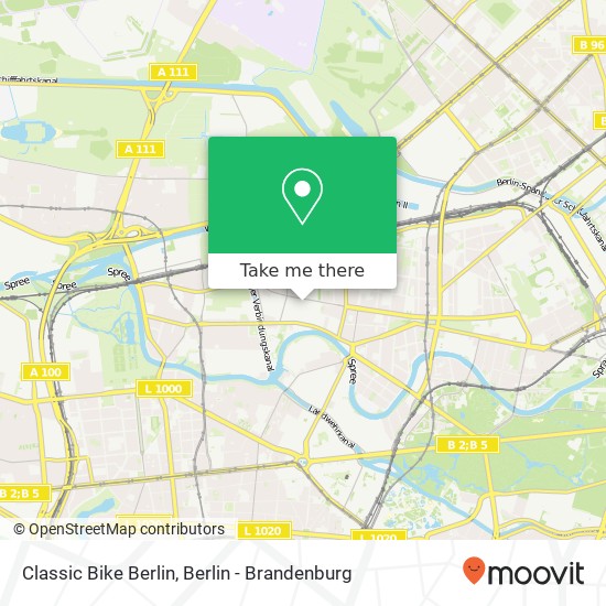 Classic Bike Berlin map