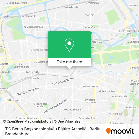 Карта T.C Berlin Başkonsolosluğu Eğitim Ataşeliği