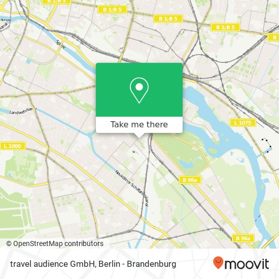 travel audience GmbH map