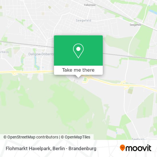 Карта Flohmarkt Havelpark