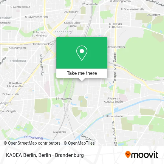 KADEA Berlin map