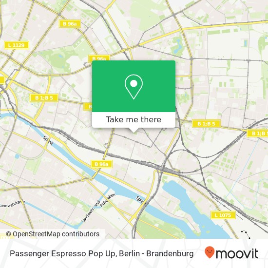 Passenger Espresso Pop Up map