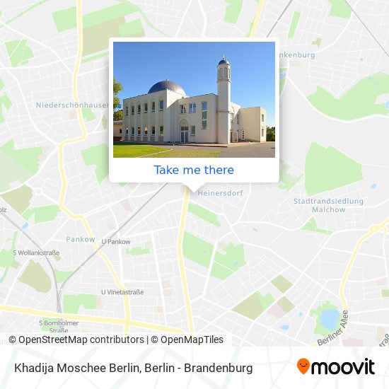 Карта Khadija Moschee Berlin