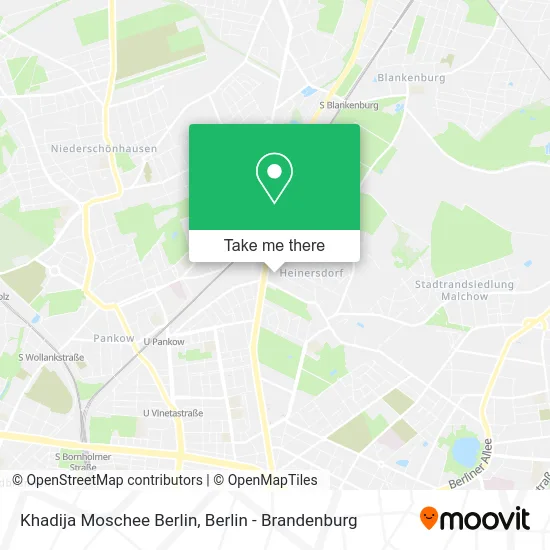 Карта Khadija Moschee Berlin