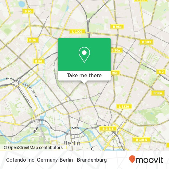 Карта Cotendo Inc. Germany