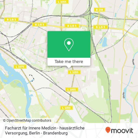 Facharzt für Innere Medizin - hausärztliche Versorgung map