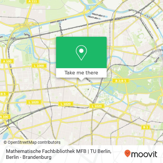 Mathematische Fachbibliothek MFB | TU Berlin map