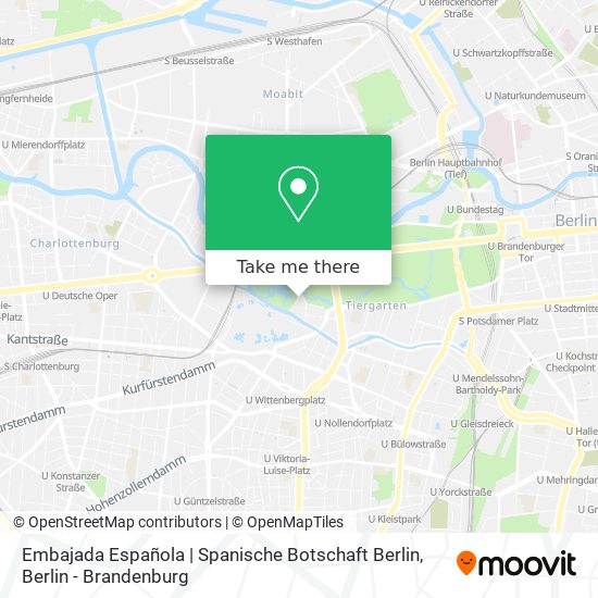 Embajada Española | Spanische Botschaft Berlin map