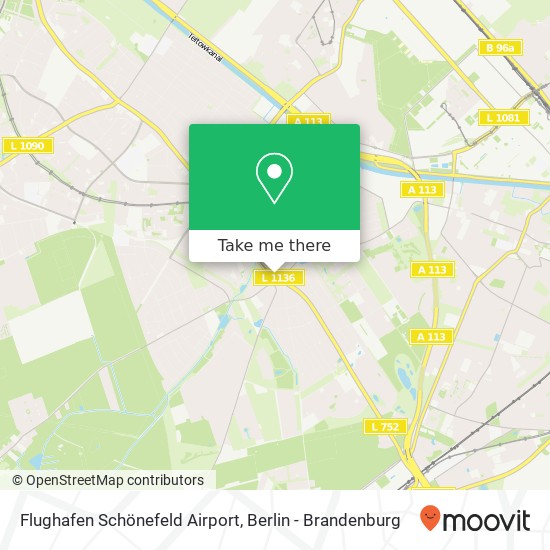 Flughafen Schönefeld Airport map