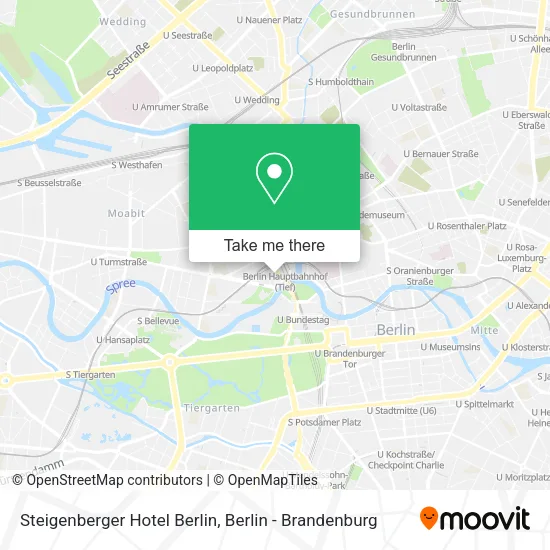 Карта Steigenberger Hotel Berlin