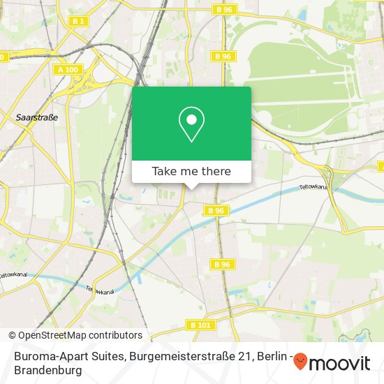 Карта Buroma-Apart Suites, Burgemeisterstraße 21