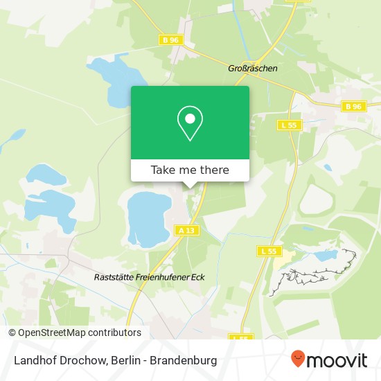 Landhof Drochow map