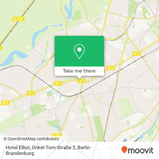 Hotel Elliot, Onkel-Tom-Straße 2 map