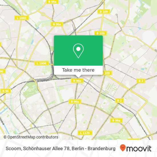 Scoom, Schönhauser Allee 78 map