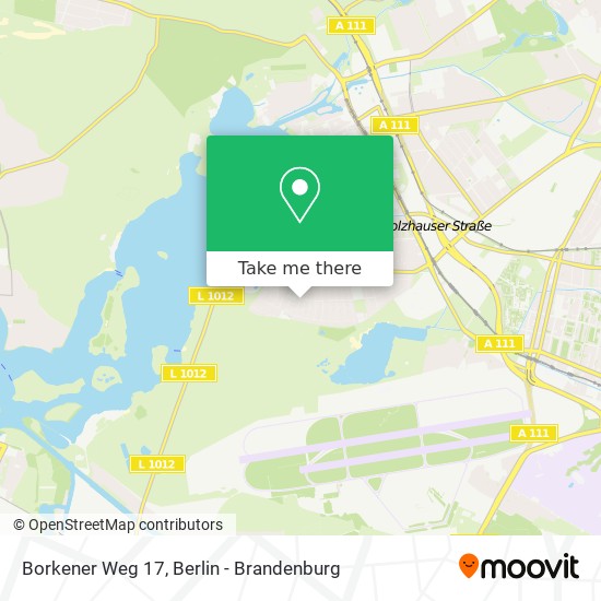 Borkener Weg 17 map