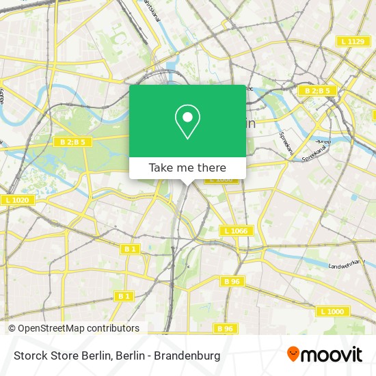 Storck Store Berlin map