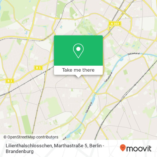 Lilienthalschlosschen, Marthastraße 5 map