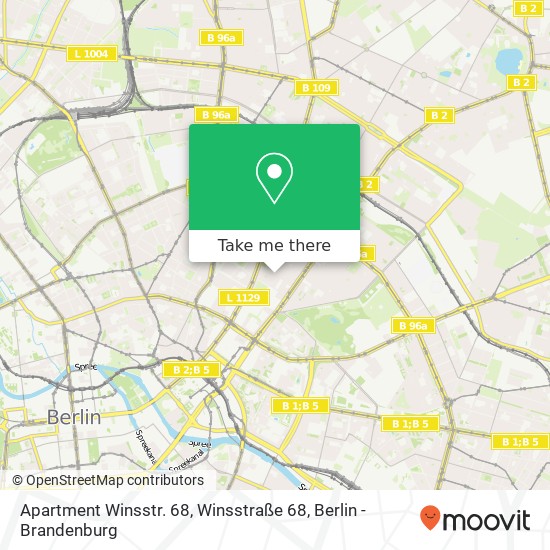 Apartment Winsstr. 68, Winsstraße 68 map