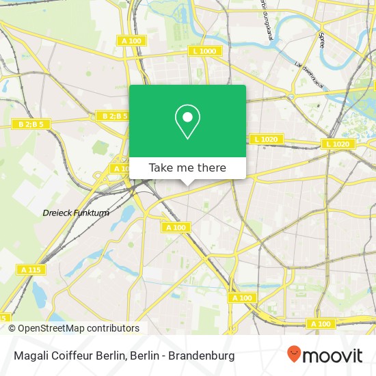 Карта Magali Coiffeur Berlin