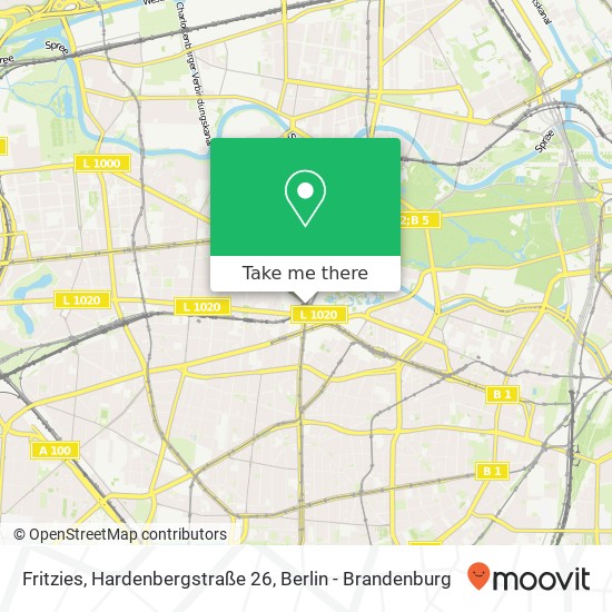 Fritzies, Hardenbergstraße 26 map