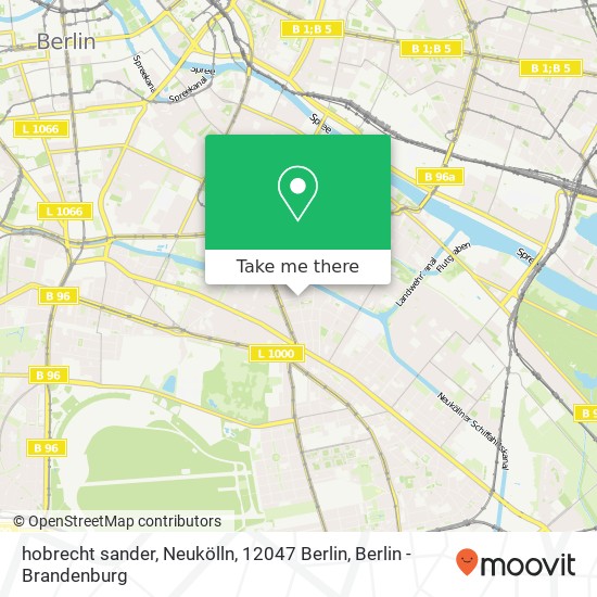 hobrecht sander, Neukölln, 12047 Berlin map