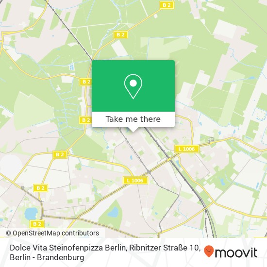 Карта Dolce Vita Steinofenpizza Berlin, Ribnitzer Straße 10