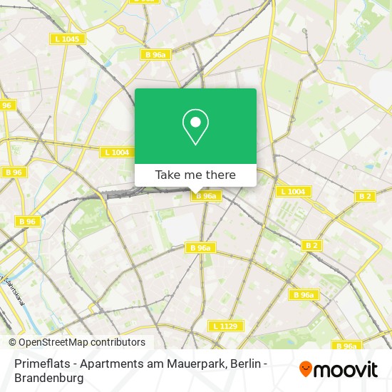 Primeflats - Apartments am Mauerpark map