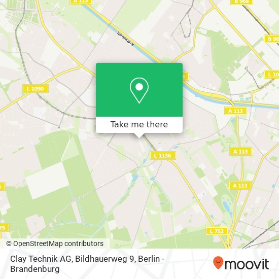 Карта Clay Technik AG, Bildhauerweg 9