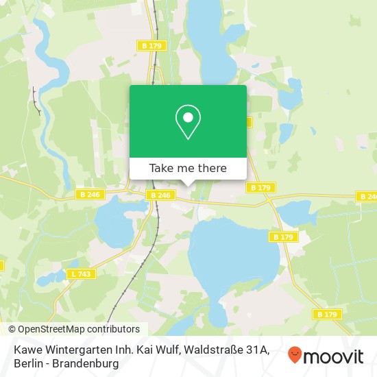 Kawe Wintergarten Inh. Kai Wulf, Waldstraße 31A map