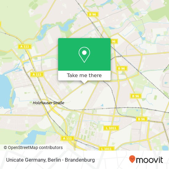 Unicate Germany map