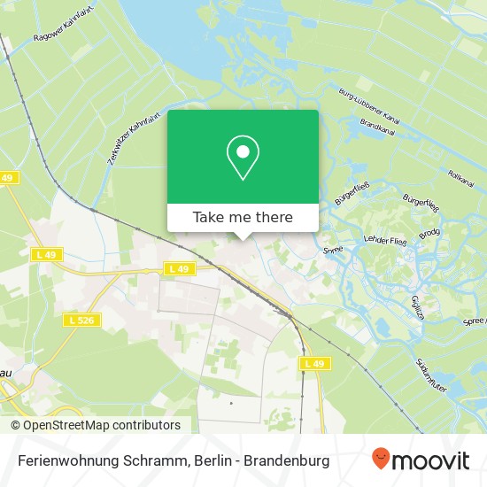 Ferienwohnung Schramm map