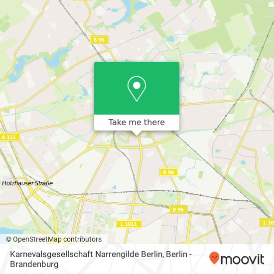 Karnevalsgesellschaft Narrengilde Berlin map