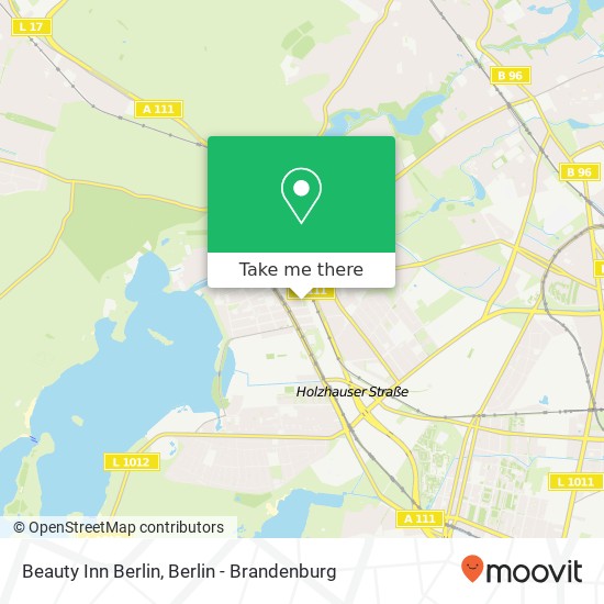 Beauty Inn Berlin map