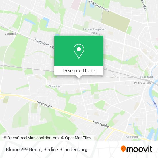 Карта Blumen99 Berlin