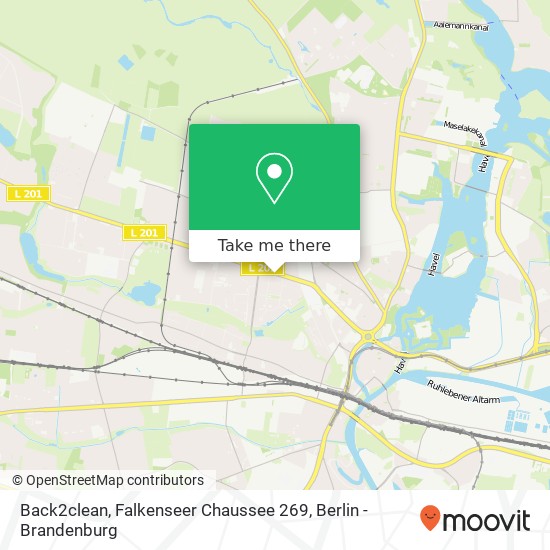 Back2clean, Falkenseer Chaussee 269 map