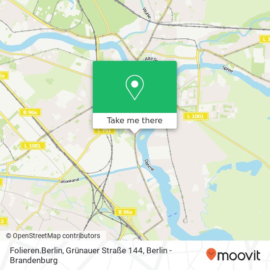 Folieren.Berlin, Grünauer Straße 144 map